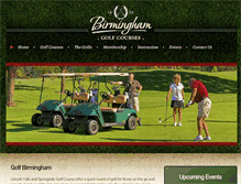 Tablet Screenshot of golfbirmingham.org
